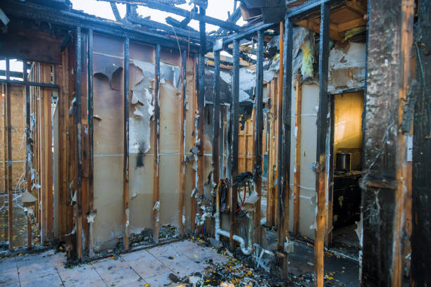 Professional Smoke Damage Restoration technician working in Glenview, KY